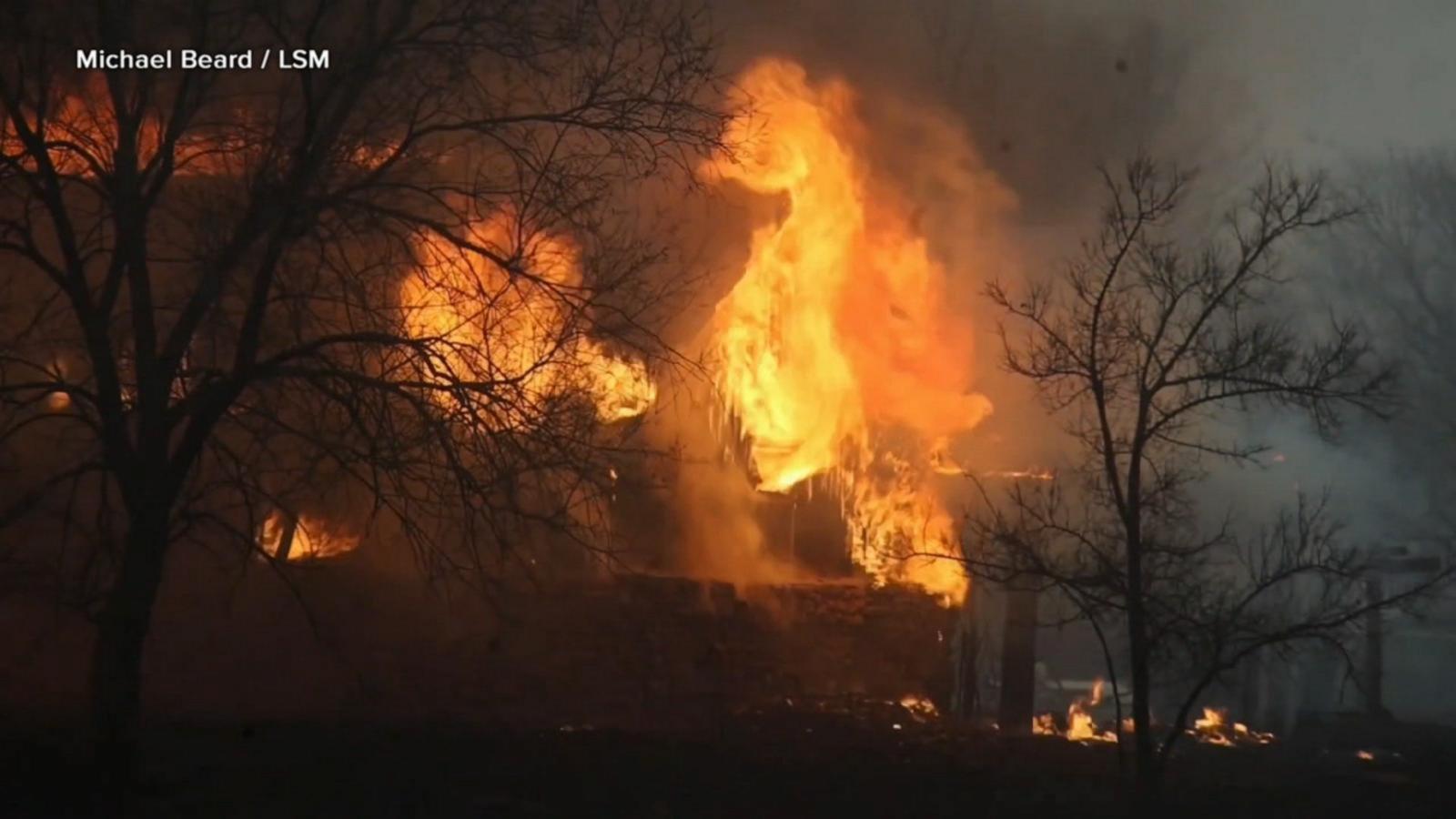 VIDEO: Texas wildfire becomes largest in state's history
