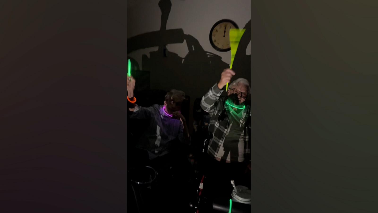 VIDEO: Senior living facility throws a rave for its residents