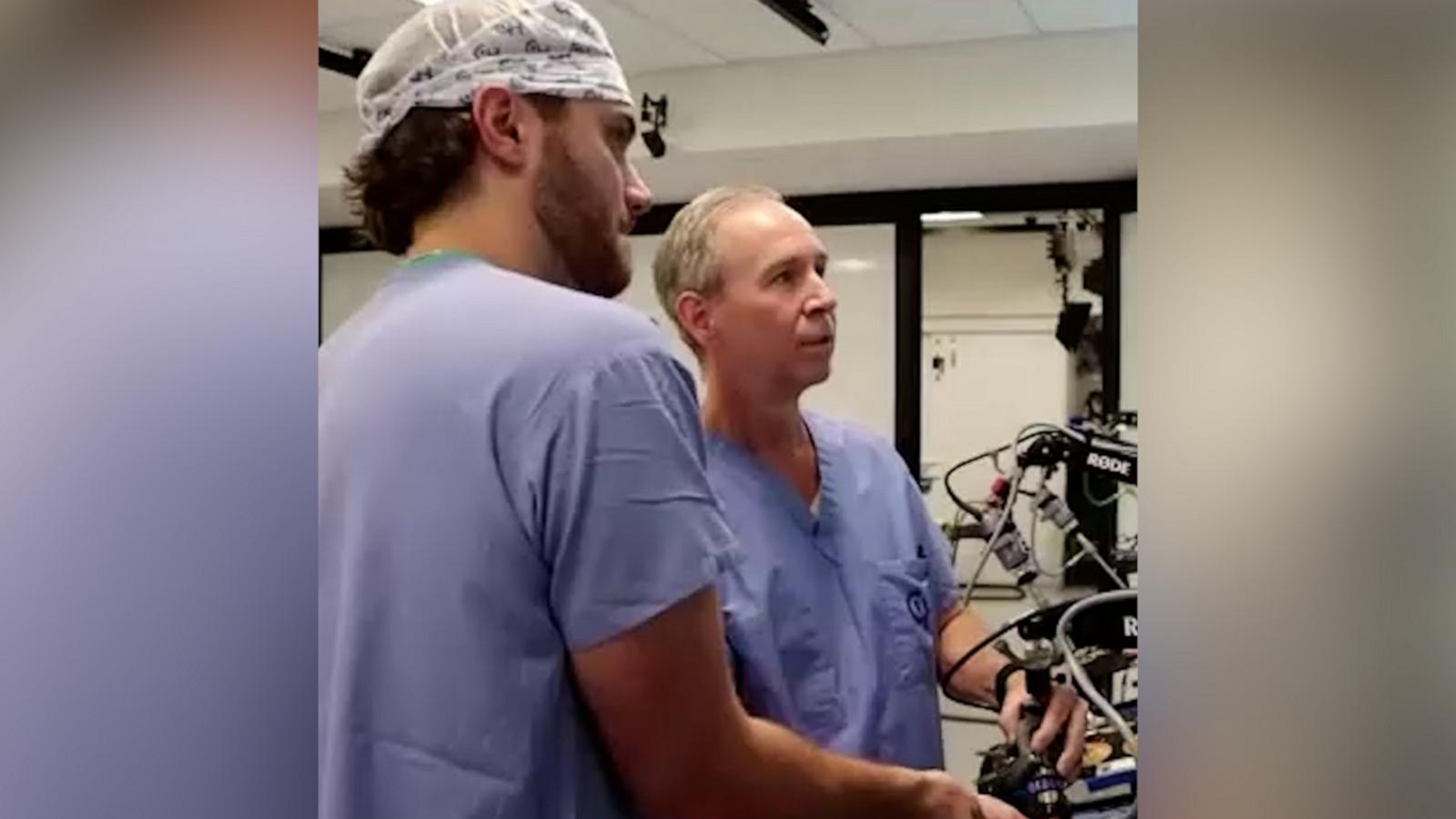 VIDEO: Former brain surgery patient now works alongside doctor who operated on him