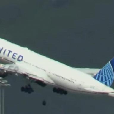 VIDEO: United Airlines plane loses tire after takeoff