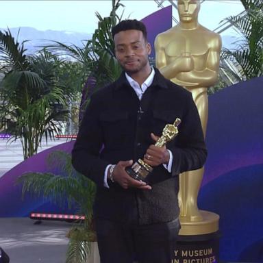 VIDEO: Kris Bowers on winning his 1st Oscar for Best Documentary Short Film