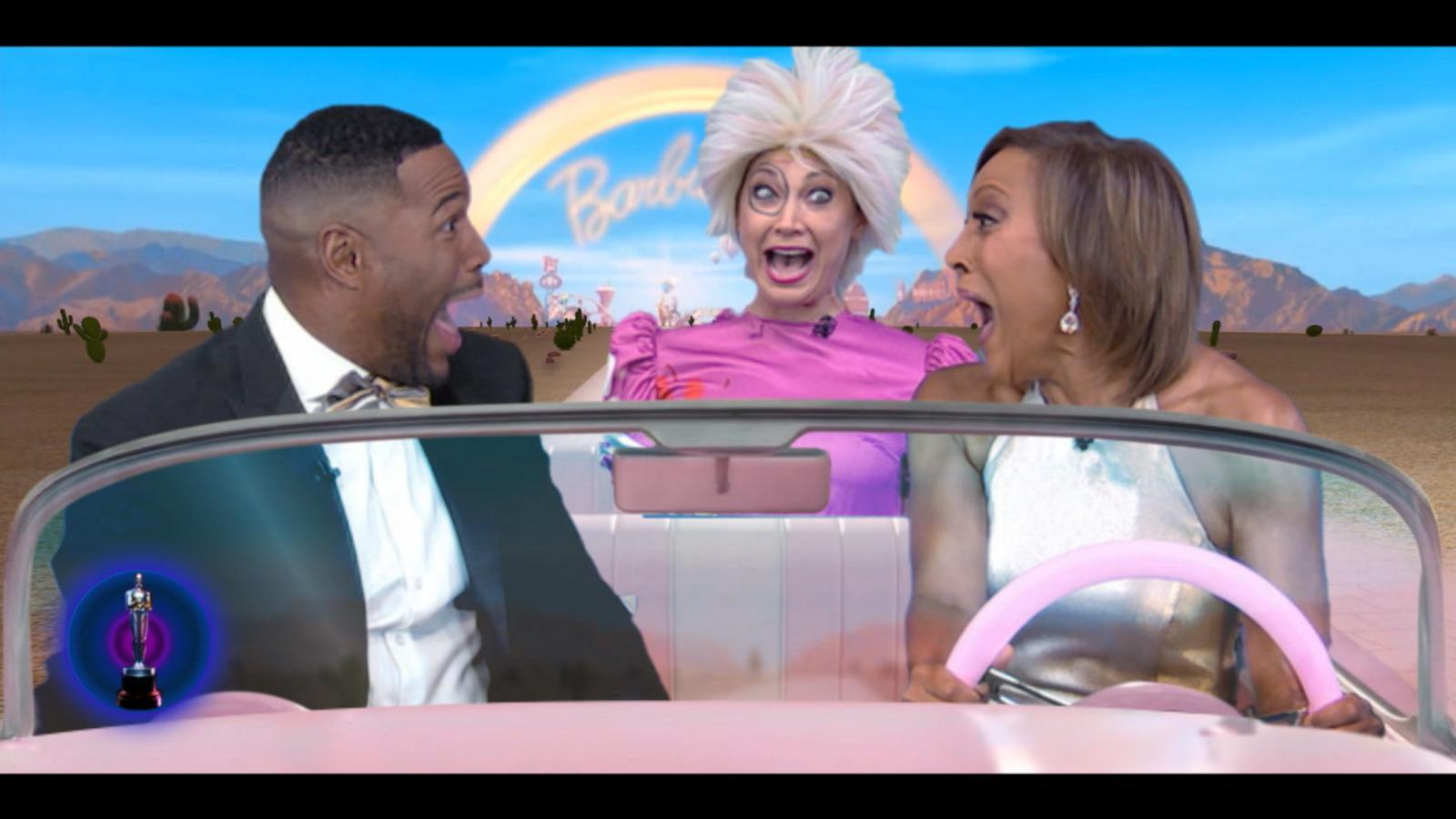 VIDEO: 'GMA' goes 'Barbie' to kicks off Oscars after-party