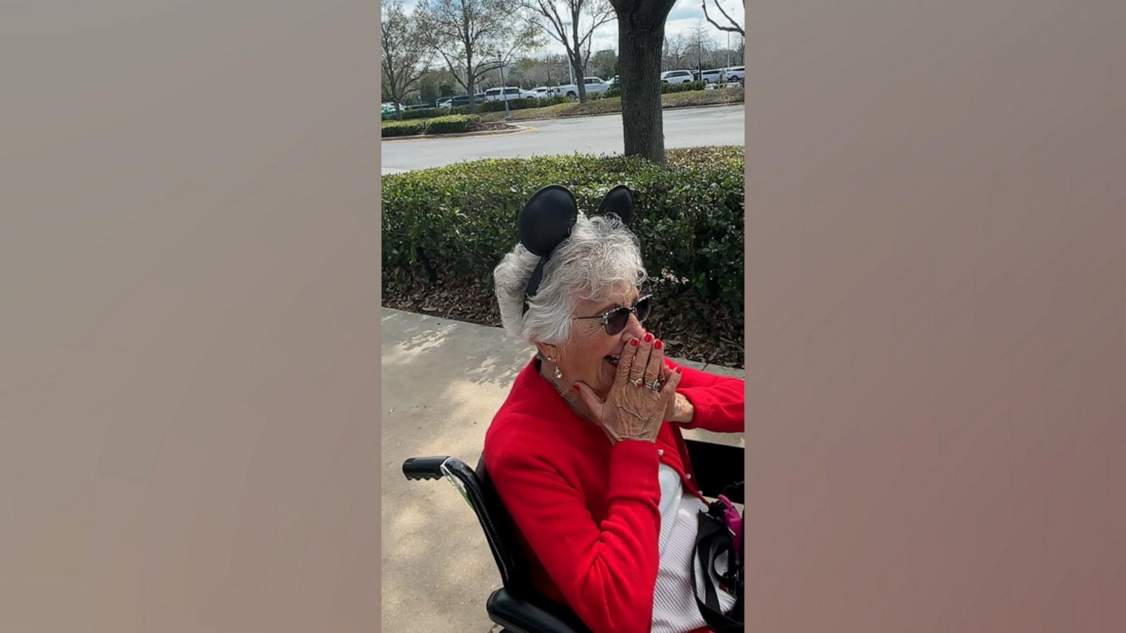 VIDEO: Woman surprises grandma on her 91st birthday with trip to Walt Disney World