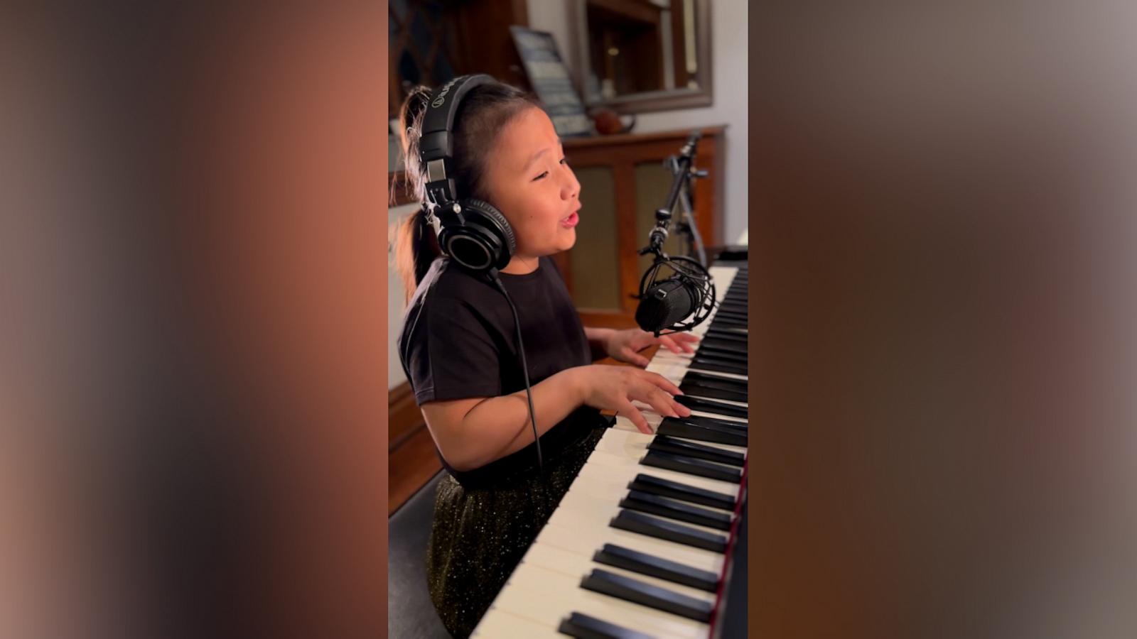 VIDEO: 7-year-old girl can play songs after 1 listen