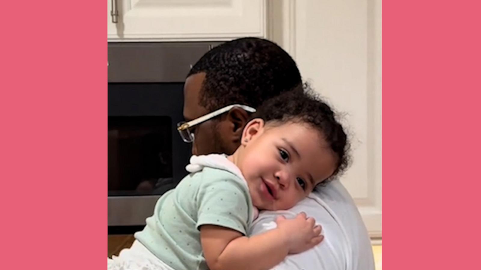 VIDEO: Baby girl loves to cook with her dad