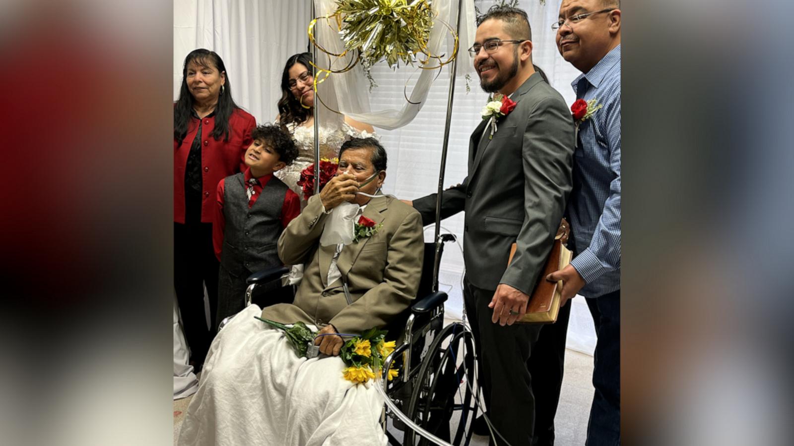 VIDEO: Hospital hosts surprise wedding to fulfill patient's last wish