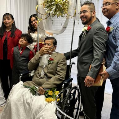 VIDEO: Hospital hosts surprise wedding to fulfill patient's last wish