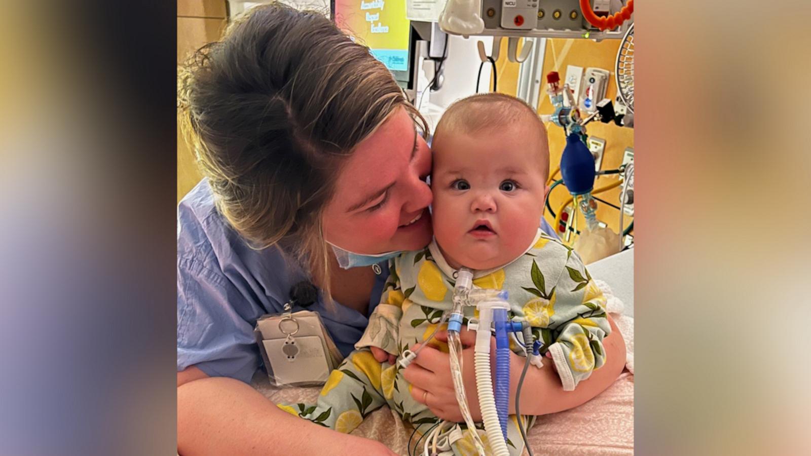 VIDEO: Omaha nurses adopt premature baby they cared for in NICU