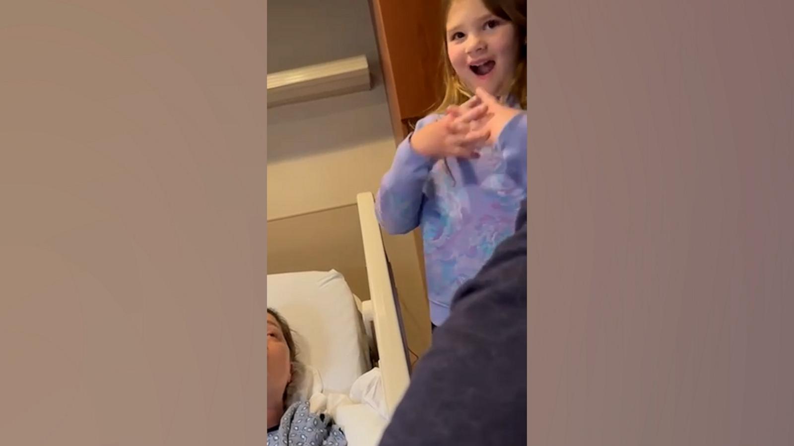 VIDEO: Why this mom let her 7-year-old daughter in the delivery room to see sister's birth