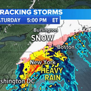 VIDEO: Spring storms bringing heavy snow, rain and flooding to millions