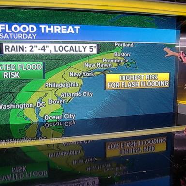 VIDEO: Flood alerts along East Coast