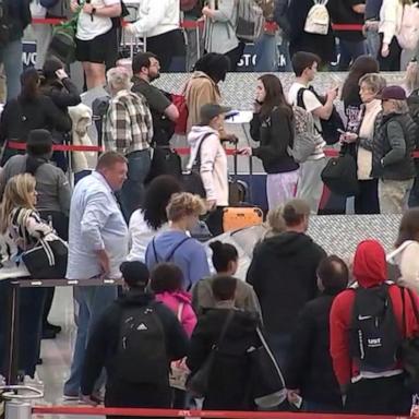 VIDEO: Easter weekend travel rush