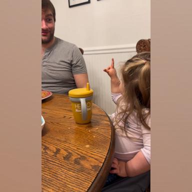 VIDEO: 'No, you're Daddy:' Toddler corrects her dad on his name 