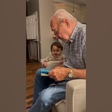 VIDEO: Great-grandpa reads 'Baby Shark' to great-granddaughter without knowing the song 