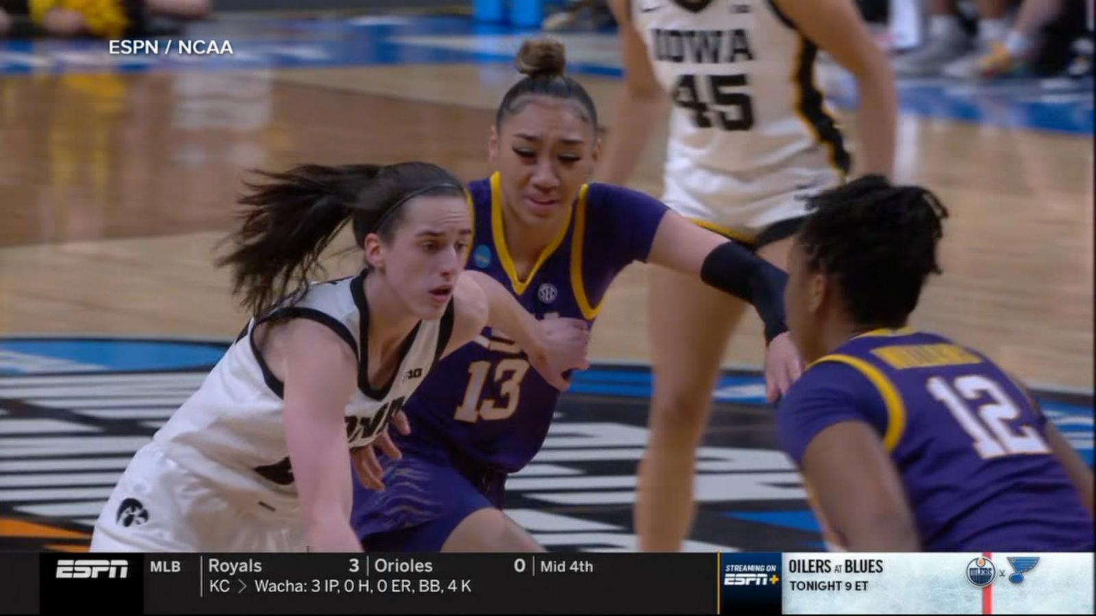 VIDEO: Iowa beats LSU to advance to women’s Final Four