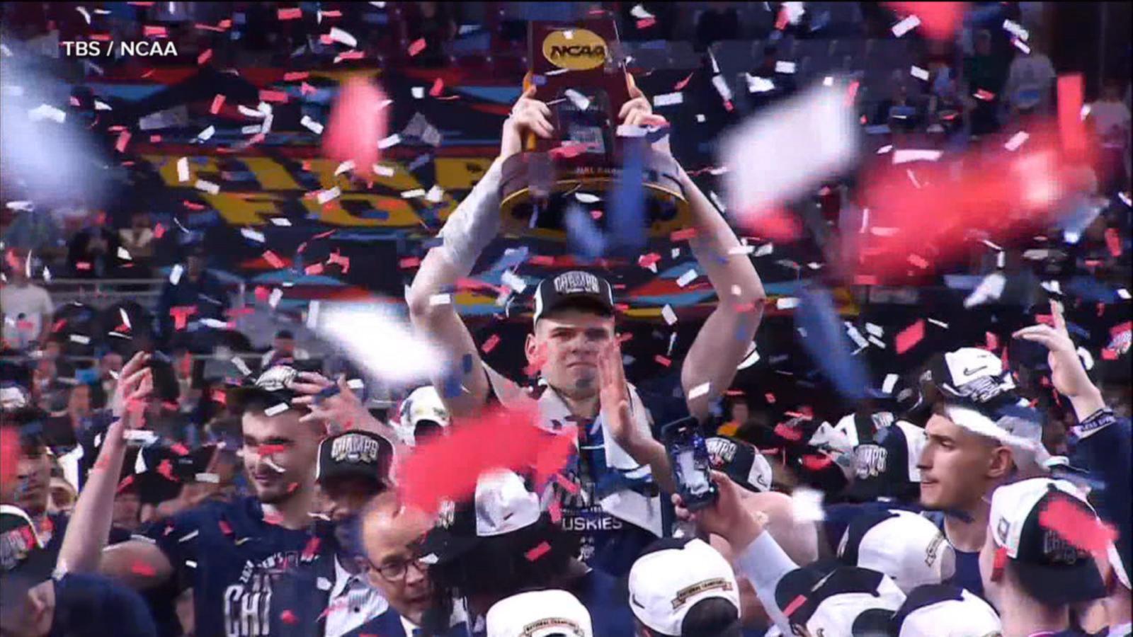 VIDEO: UConn beats Purdue to win NCAA championship