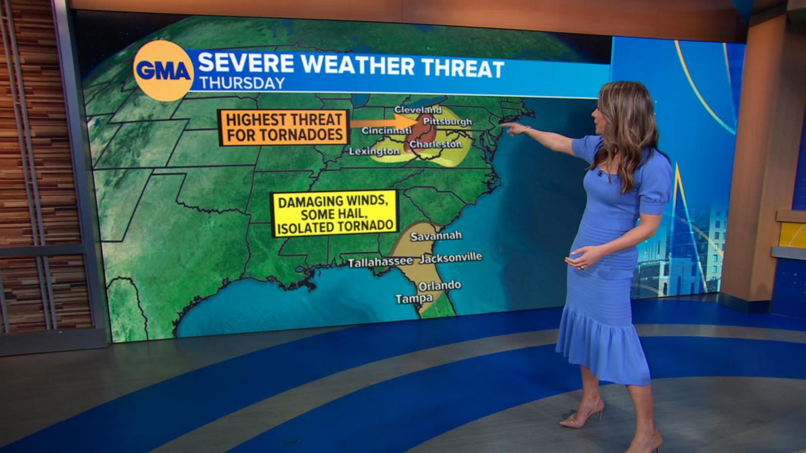 VIDEO: Dangerous weather takes aim at Northeast