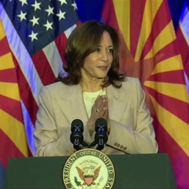 VIDEO: Kamala Harris ties Donald Trump to Arizona’s abortion ban