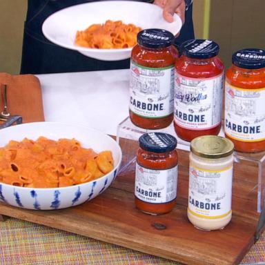 VIDEO: Mario Carbone cooks his signature spicy rigatoni vodka