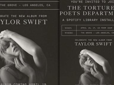 WATCH:  Taylor Swift fans count down to release of ‘The Tortured Poets Department’