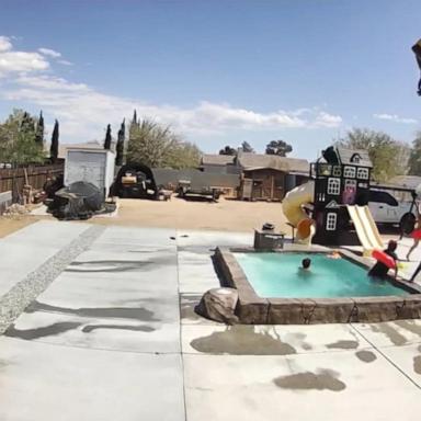 VIDEO: Dust devil caught on camera carrying away bouncy house