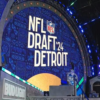 VIDEO: Football fans head to Detroit for NFL Draft