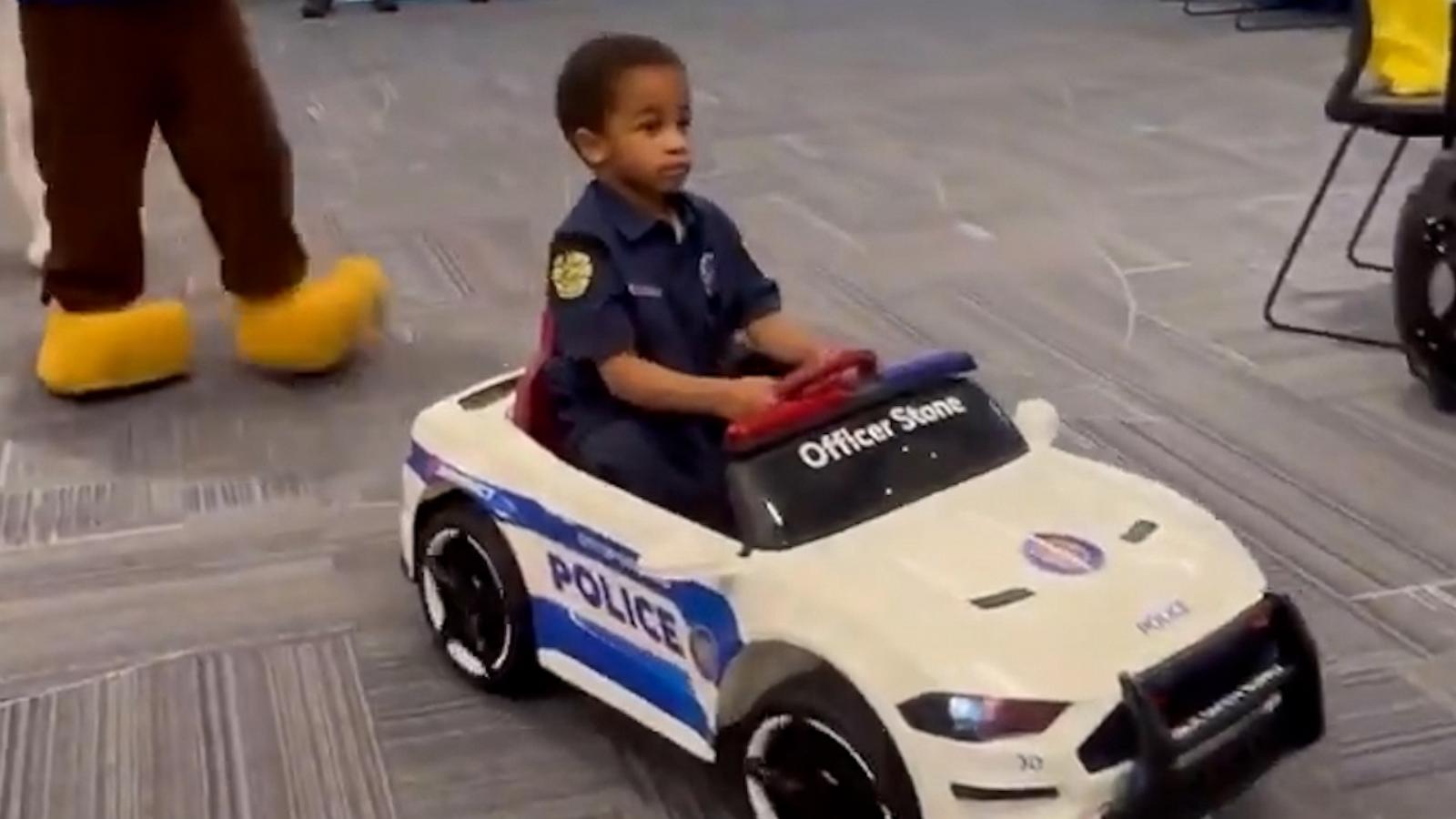 VIDEO: This Florida toddler's dream of becoming an honorary police officer comes true