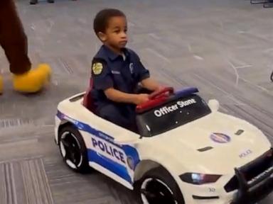 WATCH:  This Florida toddler's dream of becoming an honorary police officer comes true