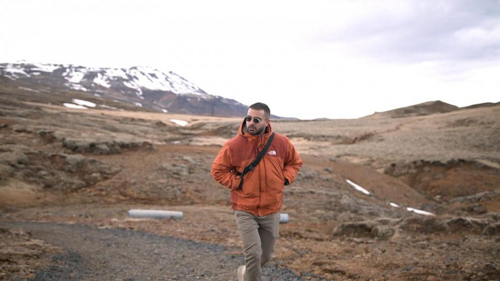 PHOTO: ABC News' Ashan Singh takes a hike in Iceland.
