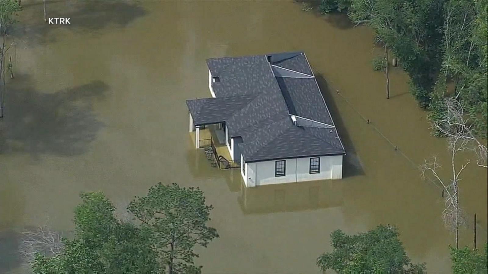 VIDEO: Dozens rescued from flood waters in Texas