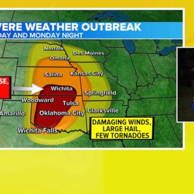 VIDEO: Severe weather expected in the Plains