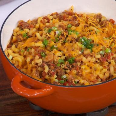 VIDEO: Esther Choi shares her kimchi mac and beef recipe