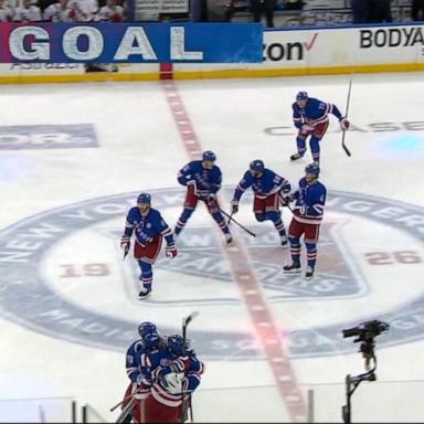 VIDEO: Rangers go 2-0 in 2nd round Stanley Cup playoffs after double overtime