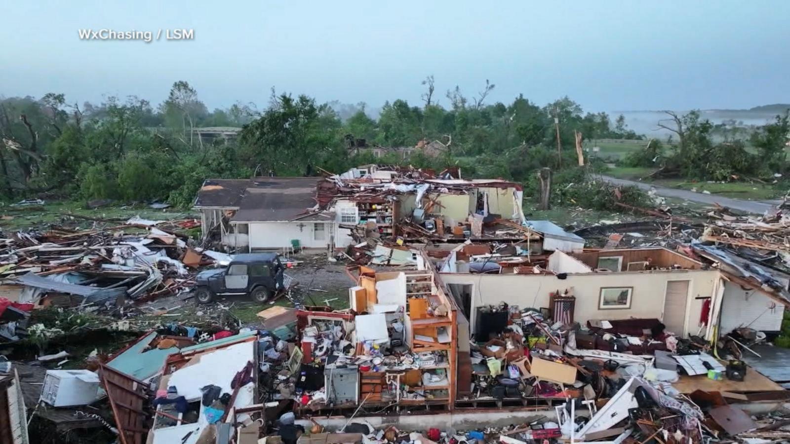 VIDEO: Twisters leave trail of destruction in Midwest