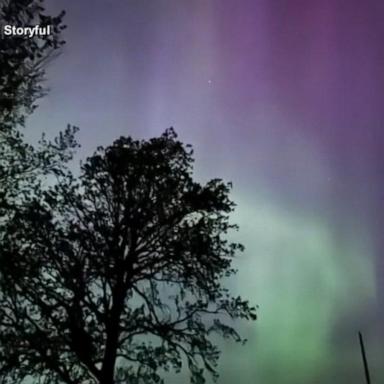 VIDEO: Rare solar storm creates Northern Lights spectacle across US