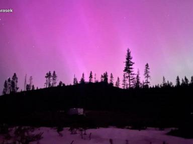 WATCH:  Northern lights make appearance across US