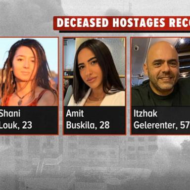 VIDEO: Israel says its recovered bodies of 3 hostages