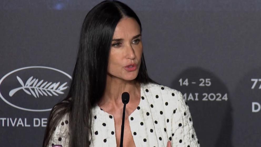 Demi Moore talks about the vulnerability needed to film the nude scenes in new film GMA