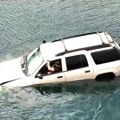 VIDEO: How to escape from a sinking car