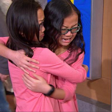 VIDEO: Twin who reunited on 'GMA' graduate high school