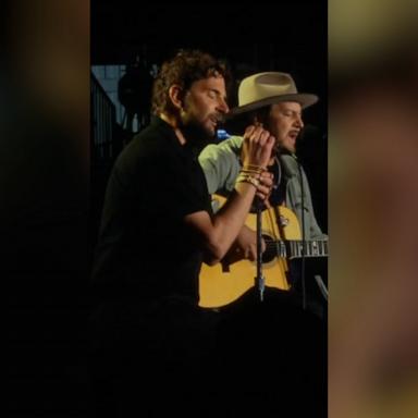 Bradley Cooper performed with front man Eddie Vedder who he said inspired his "A Star Is Born" character, Jackson Maine.