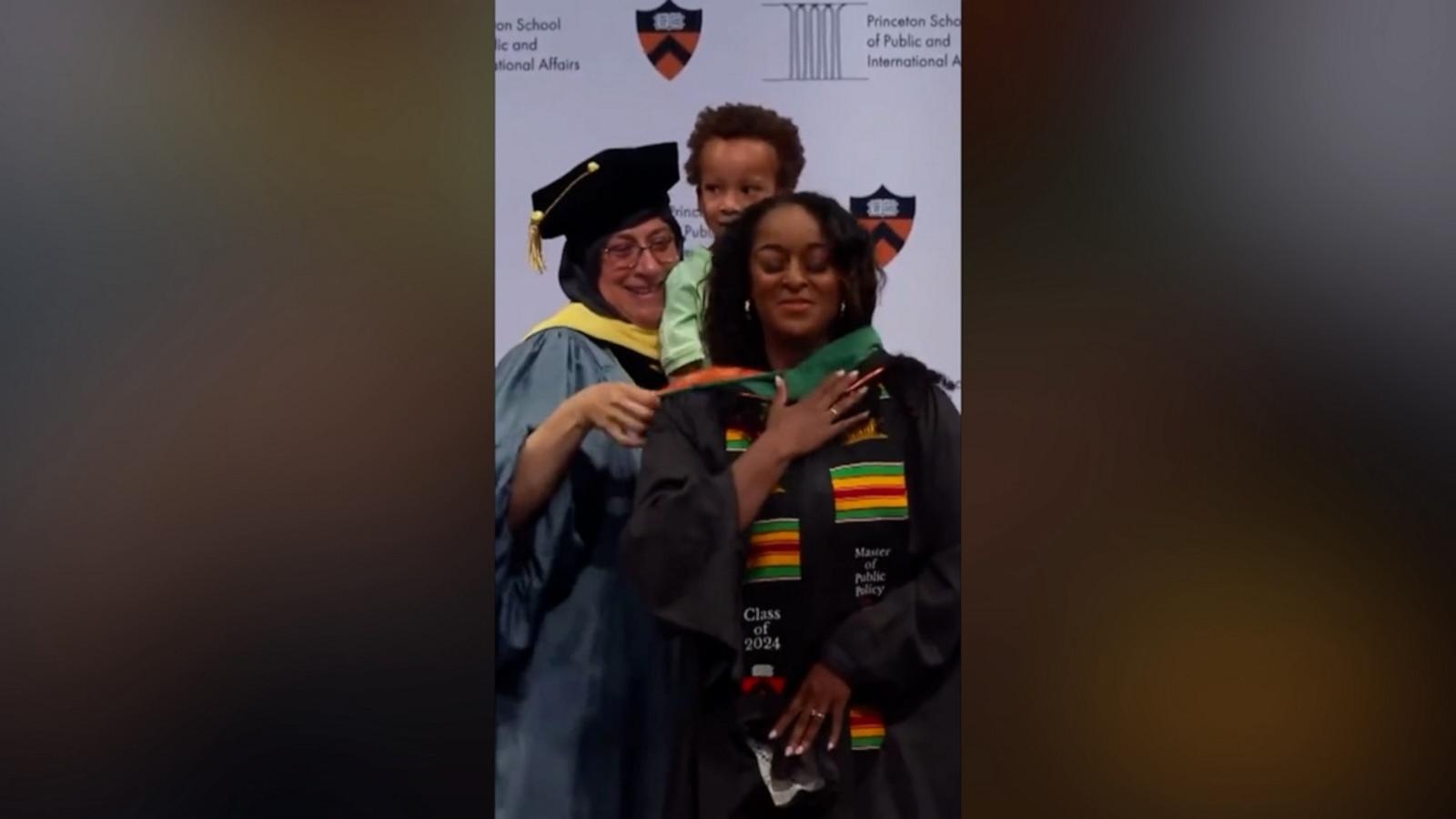 When Natasha S. Alford took her 3-year-old son, Julian, onstage for her master’s hooding ceremony, she didn’t expect what happened next.