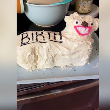 VIDEO: Mom shows off well-meaning but terrifying birthday cake 