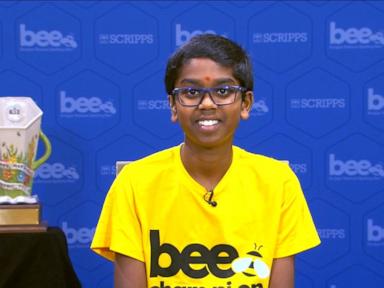 WATCH:  12-year-old wins 2024 Scripps National Spelling Bee