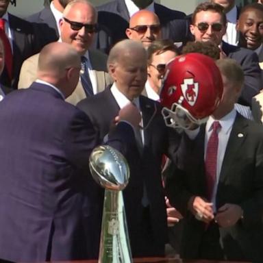 VIDEO: Kansas City Chiefs visit the White House