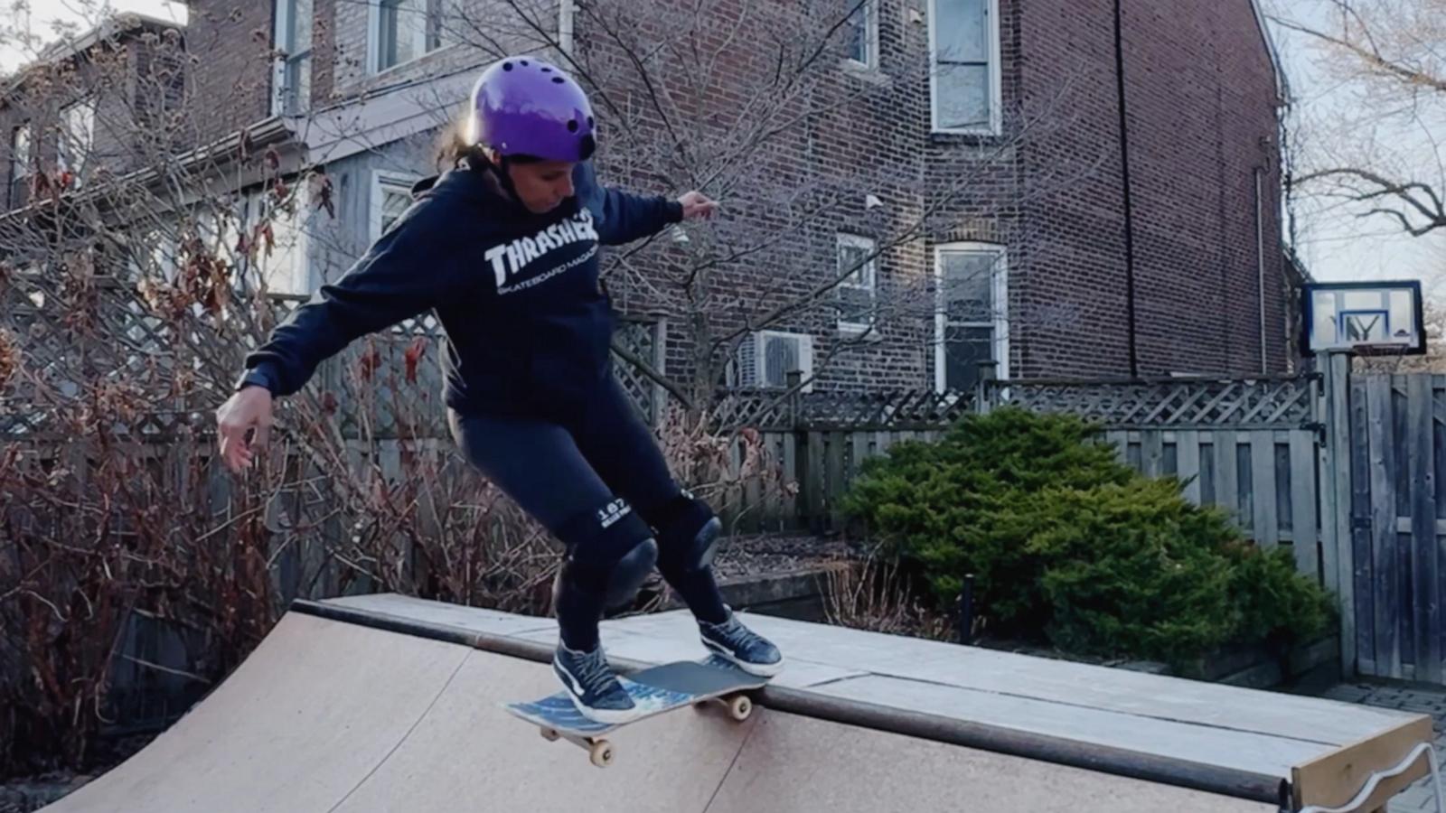 VIDEO: Mom discovers passion for skateboarding at 43, calls it 'fountain of youth'