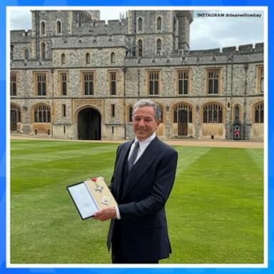 VIDEO: Bob Iger becomes honorary knight of the British Empire