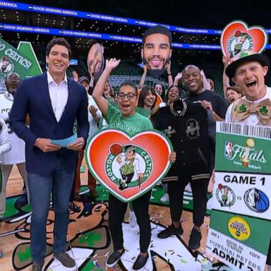 VIDEO: Boston Celtics fan surprised with tickets to NBA Finals