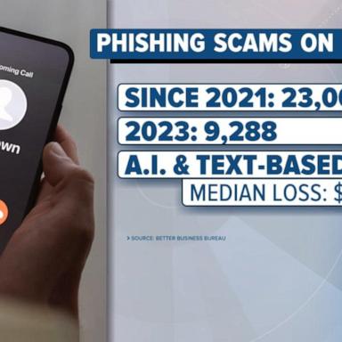 VIDEO: Reports of phishing scams more than doubled last year, according to new report