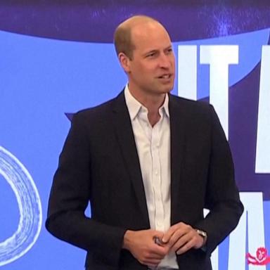 VIDEO: Prince William passes along his son's advice for England national soccer team 